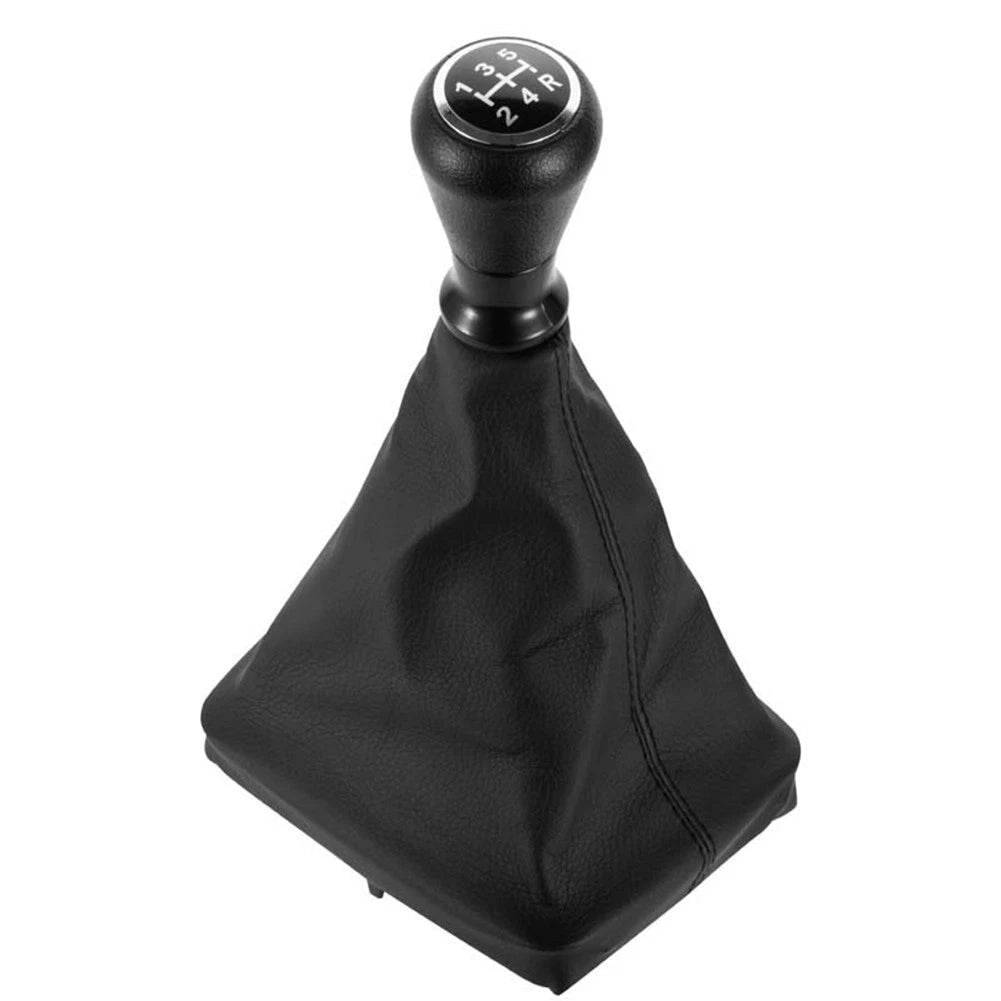 Leather Gear Shift Knob and Boot Case Cover for Peugeot 206 406 (2000–2006)
