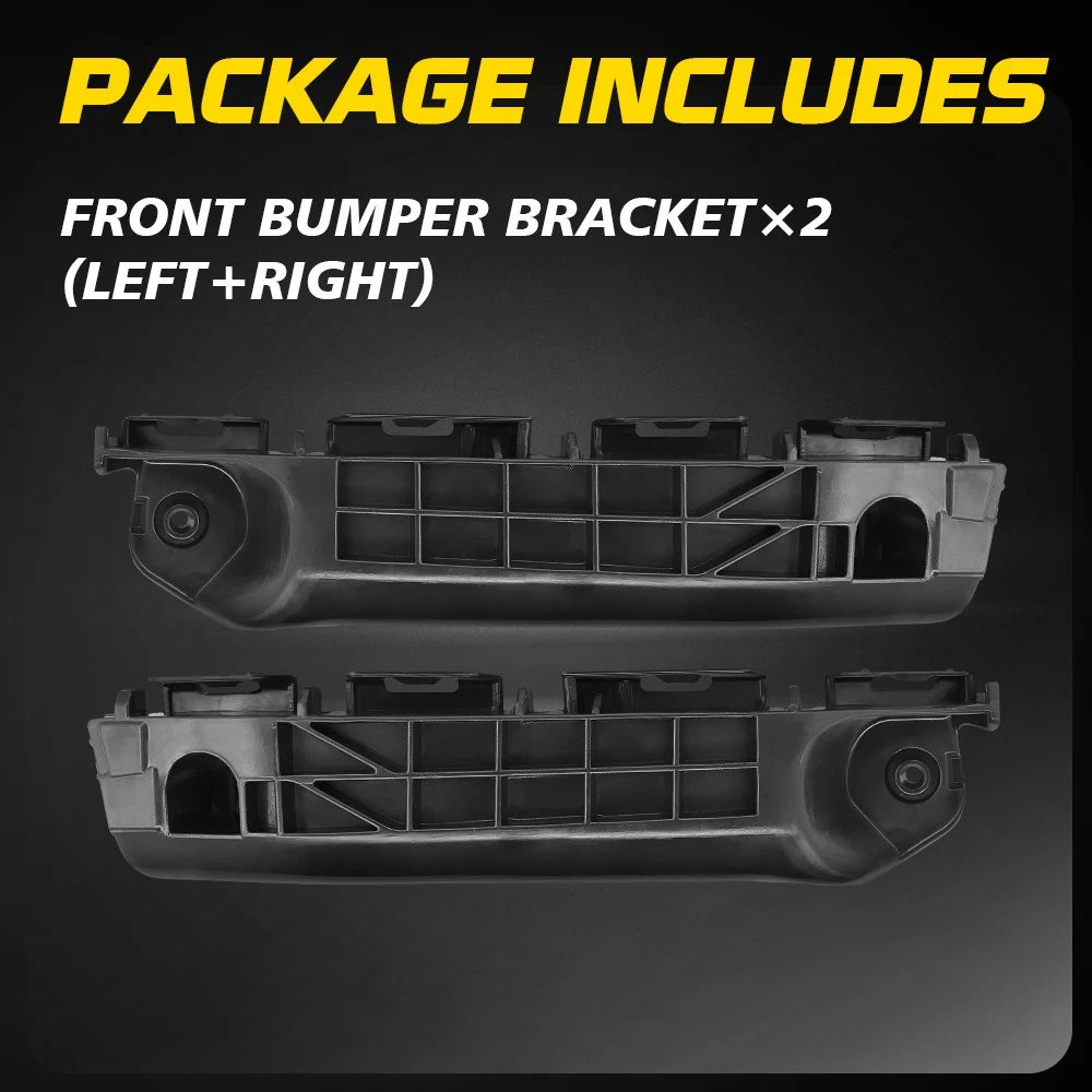 Set of 2 Front Bumper Bracket Retainers for Toyota Yaris (2012-2014)