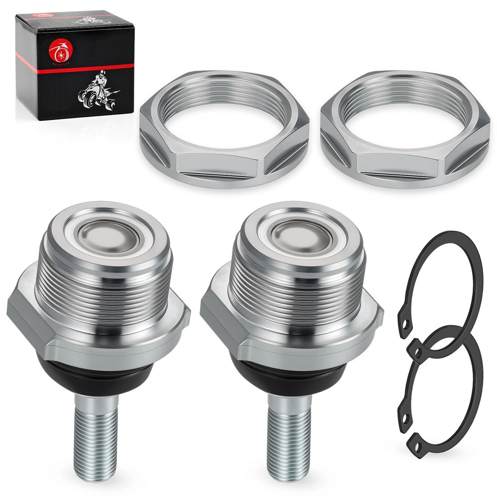2 Upper Ball Joints w/ Nut Circlip for Can-Am Outlander 330 400 500 (2005–2014)