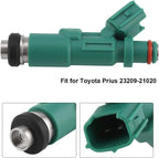 4 x New Fuel Injectors for Toyota Yaris, Verso, Prius, Vitz, Echo (2000-2005)