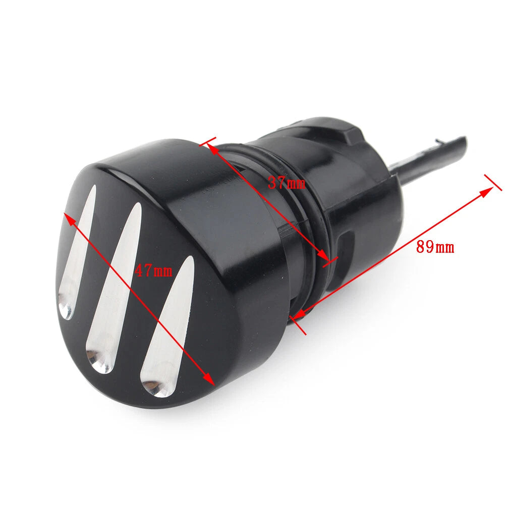 Billet Oil Dipstick Tank Cap Plug for Harley Sportster XL 883 1200 (2004–2023)
