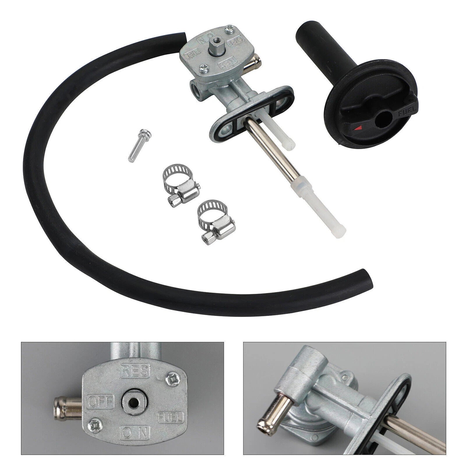 Fuel Valve Petcock & Lever for Yamaha Kodiak YFM400FA YFM450FA (2000–2006)