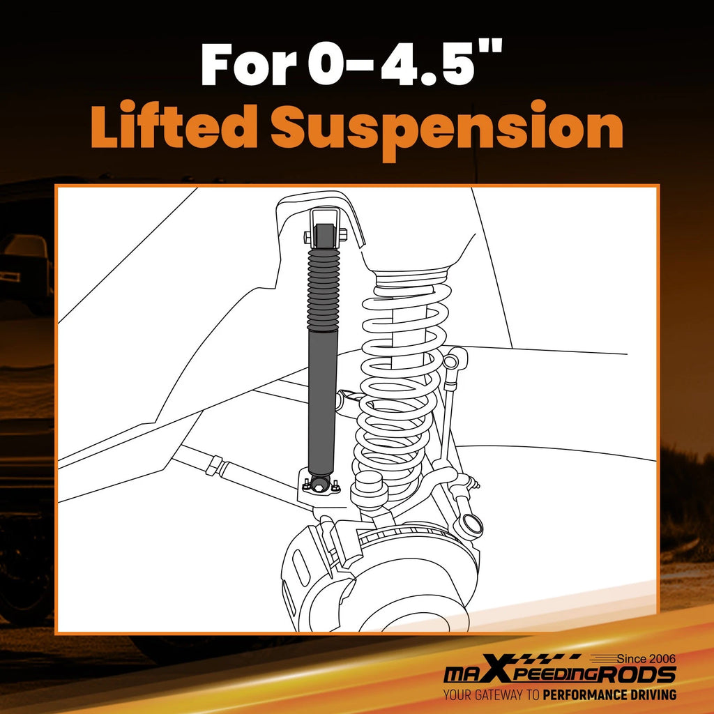 4x4 Nitrogen Shock for Ford F-250 F-350 Super Duty 2017–2025 0-4.5"