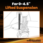 4x4 Nitrogen Shock for Ford F-250 F-350 Super Duty 2017–2025 0-4.5"