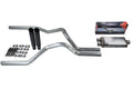 Dual Exhaust Muffler for Ford F-150 (1998–2003) 2.5" Stainless Black C T