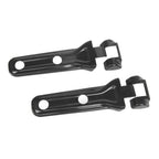 Spare Tire Tailgate Hinge Covers for Jeep Wrangler JL (2018-2022) Black