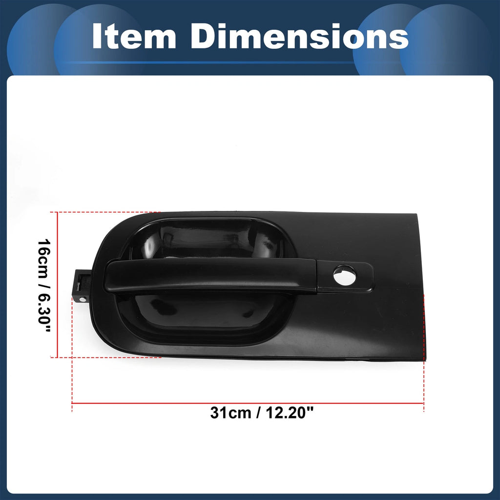 Front Left Door Handle for Hyundai H1 Starex (2007–2009) - Black