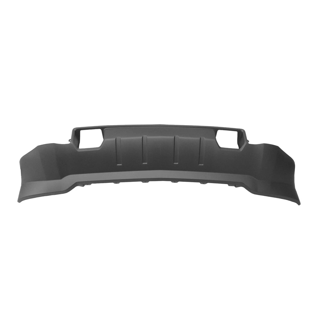 Gray Textured Polypropylene Front Lower Bumper Deflector w/Integral Skid Plate