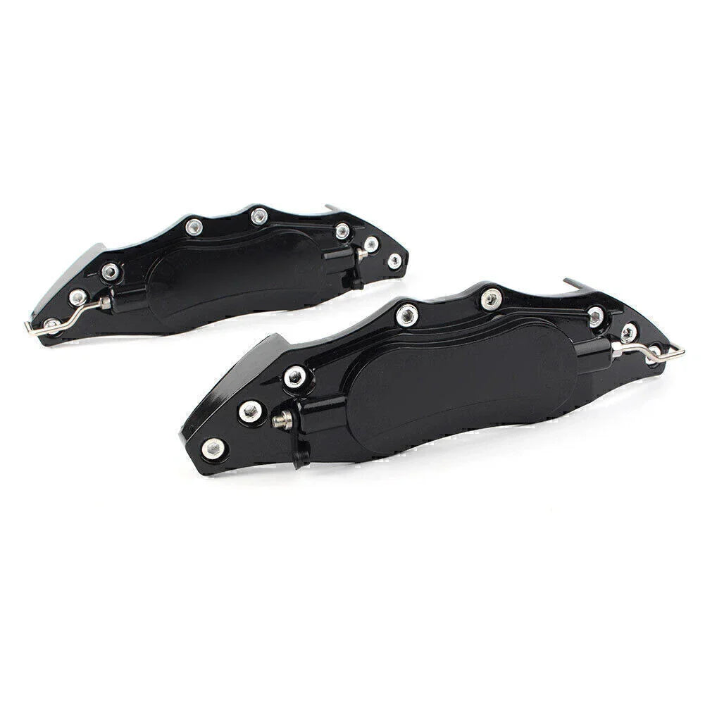 Black 3D Metal Brake Caliper Covers for Universal Car