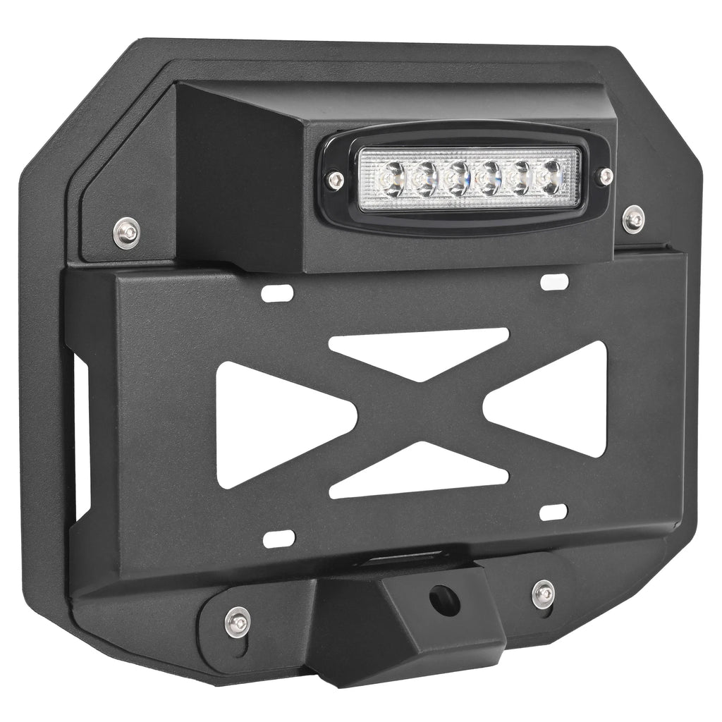 Spare Tire Delete License Plate Bracket for Jeep Wrangler JK (2007-2018)