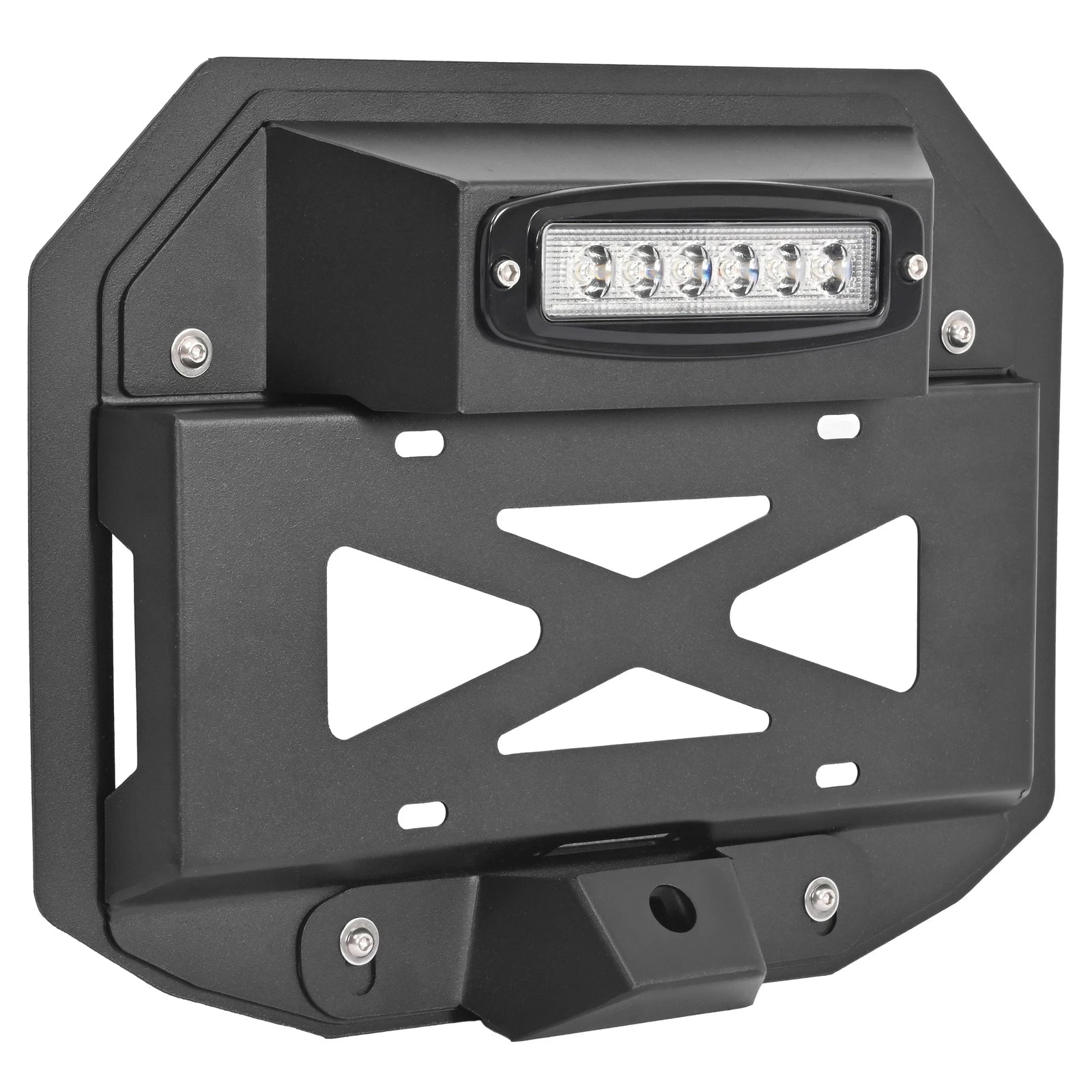 Spare Tire Delete License Plate Bracket for Jeep Wrangler JK (2007-2018)