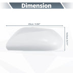 Pair Rearview Mirror Cover Cap White for Toyota Camry (2018–2021)