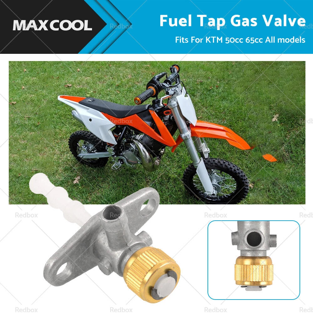Fuel Tap Gas Valve Petcock for KTM 50 65 Mini Pro SR JR 50SX (2000–2023)
