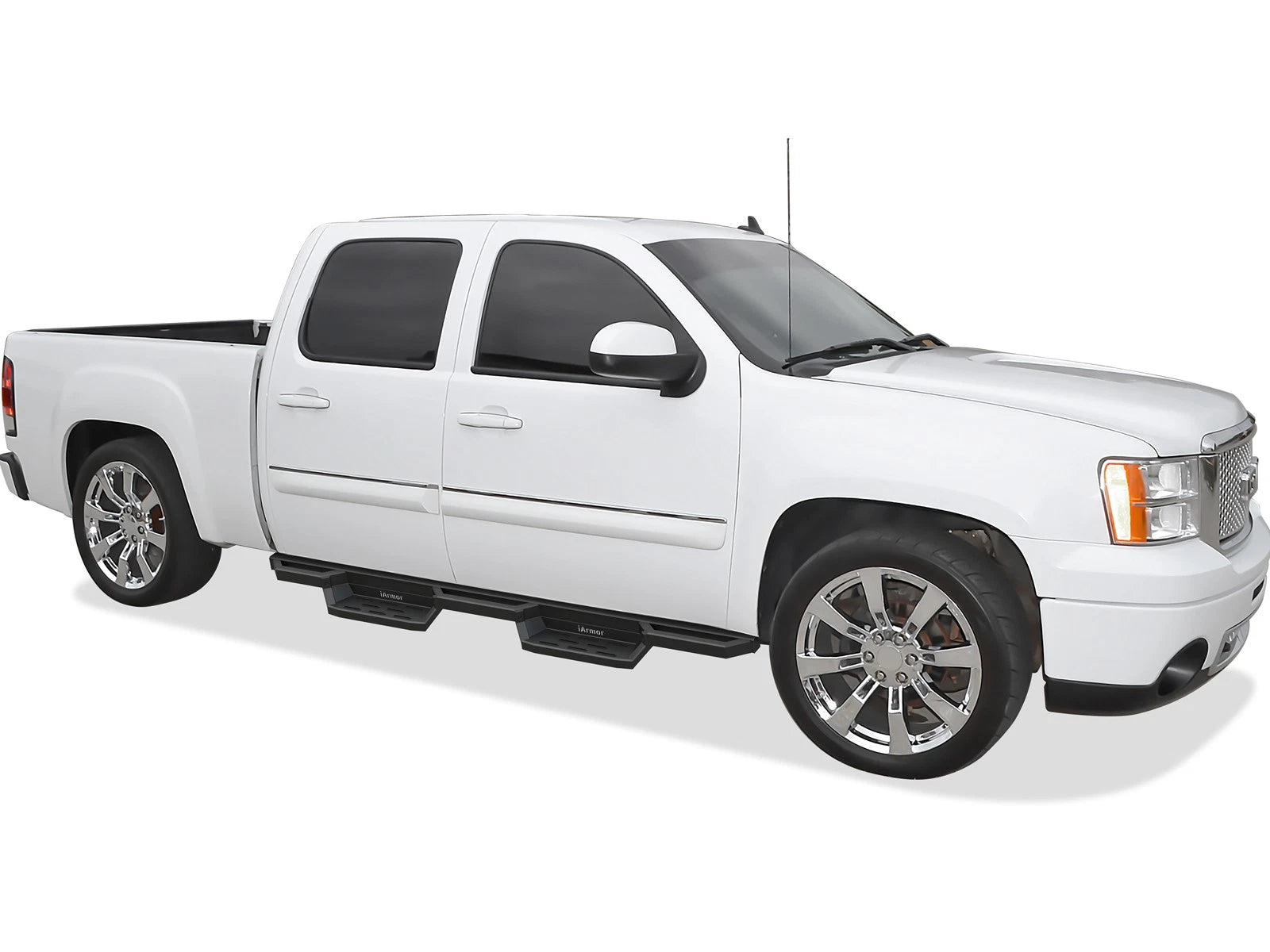 iArmor Steel Pocket Steps for Chevy Silverado GMC Sierra Crew Cab (2001-2007)