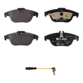 Hella Rear Low-Met Disc Brake Pad w/Sensor for Benz W204 C207 (2012–2015)