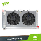 3 Row Radiator with Shroud Fan for Chevy/GMC C/K 10/20/30 (1967–1972)