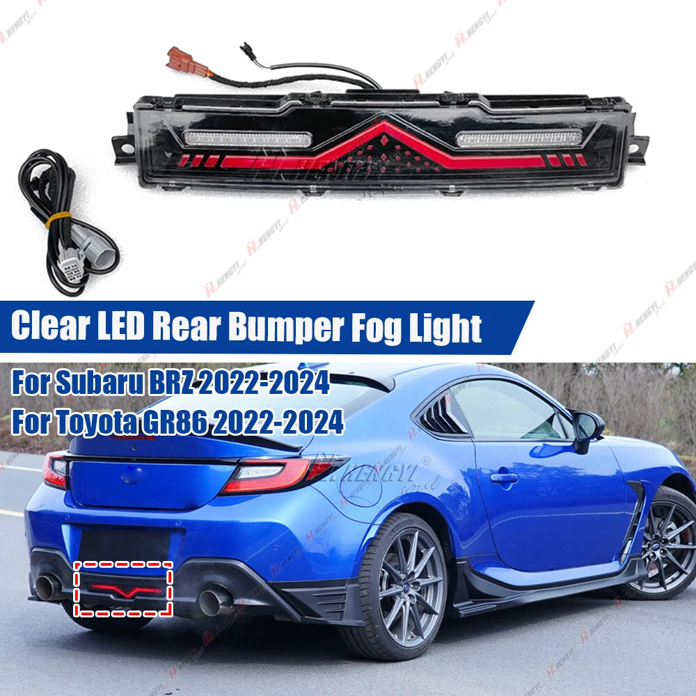 Rear Bumper Brake Fog Reverse Lamp for Subaru BRZ (2022–2024)