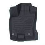 Set of 3 Row Floor Mats for Jeep Commander (2022–2026) TPE Rubber All Weather