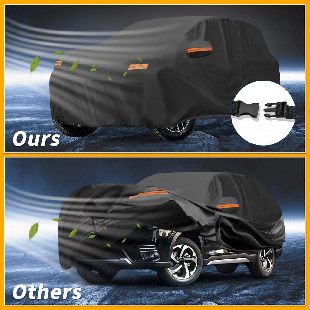 Waterproof Car Cover for Subaru Forester (190T-PU, Black)