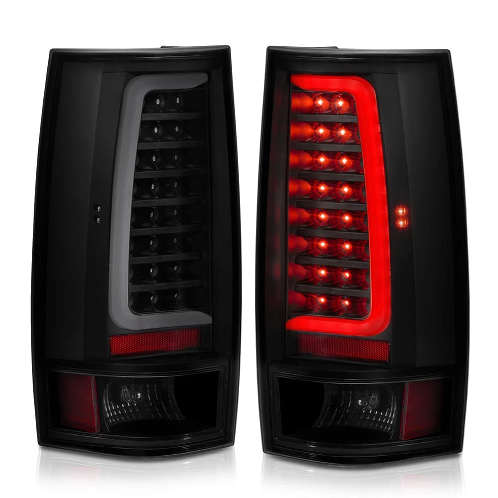 Tail Light Assembly Black Smoke Lens Replacement for 2007-2014 Chevy Suburban 1500