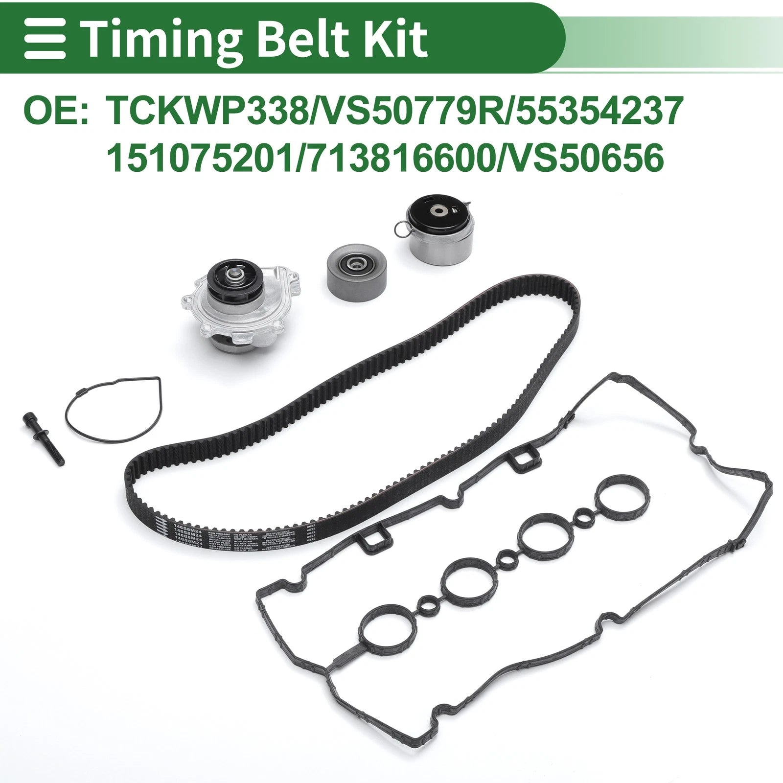 Timing Belt Kit No.TCKWP338 for Chevrolet Cruze 2.0L (2014–2015)