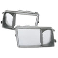 Set of 2 Headlights Door Bezel for Mercedes W126 (1979–1991)