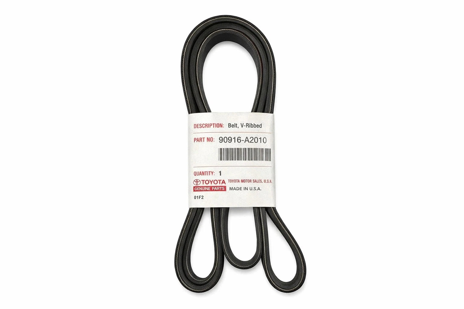 Genuine OEM Serpentine Belt for Toyota Avalon Camry Sienna Lexus (2000–2023) 90916A2010
