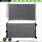 Aluminum Radiator & A/C Condenser Kit for Toyota Corolla (2019)