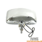 Chrome Square Headlight Assembly for Harley Chopper Cafe Racer Custom