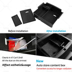 Center Console Armrest Storage Box Tray for SsangYong Musso (2019–2022)