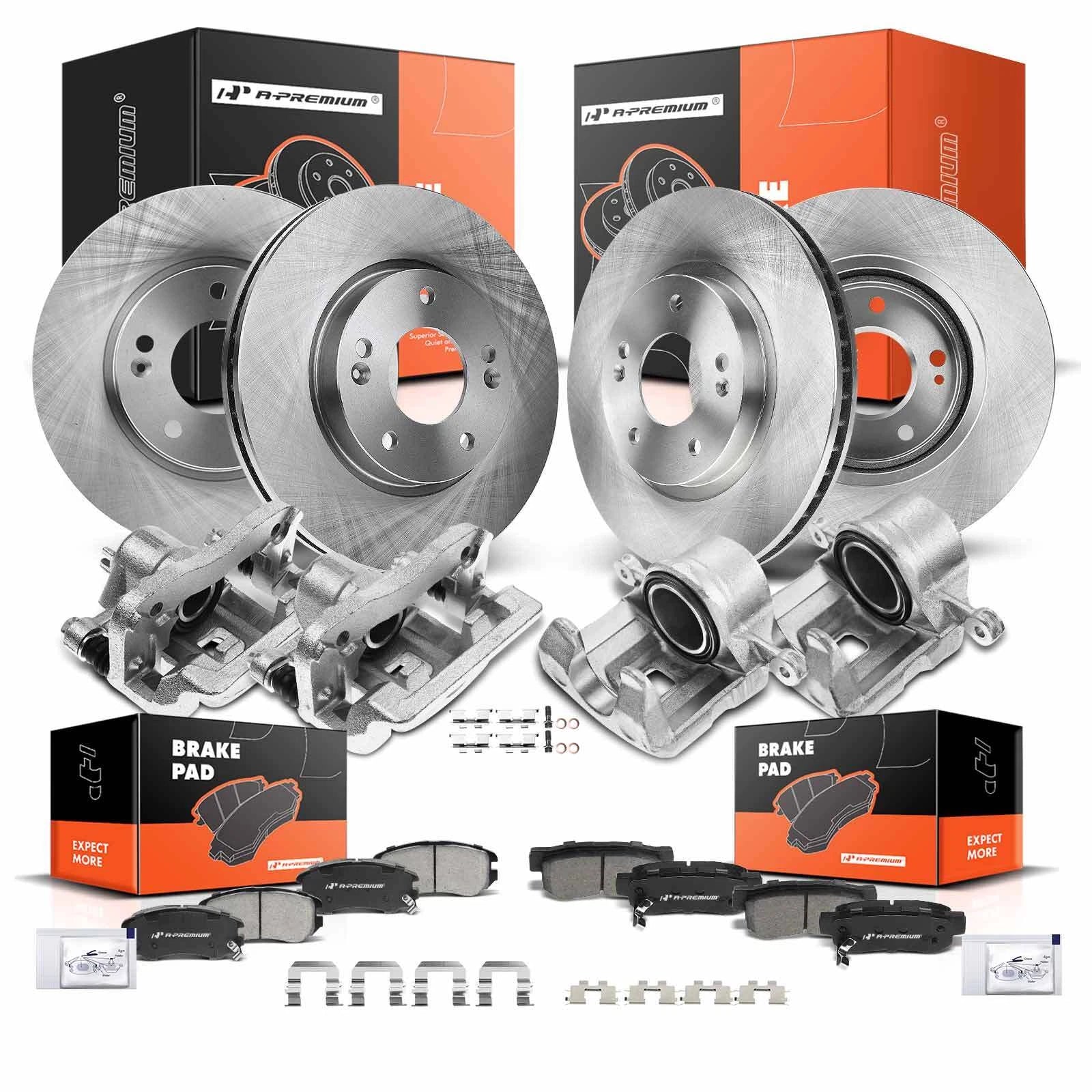 Disc Brake Rotor & Pads Set for Hyundai Tucson Kia 4WD 