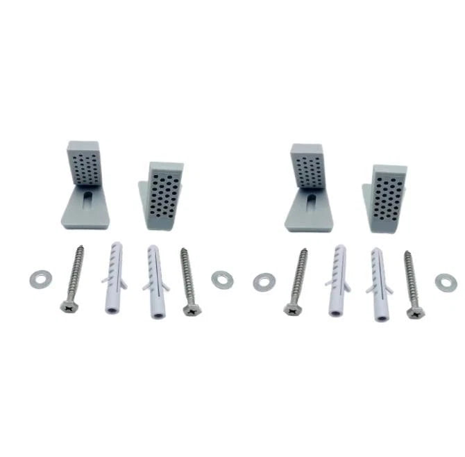 Toilet Base Mounting Kit L Shape Screws 34mm 43mm 65mm for Single Unit