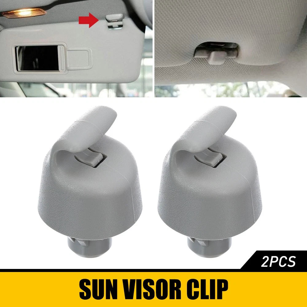 2Pcs Visor Hook Clips for Nissan Rogue Murano Pathfinder Infiniti (2003–2023)