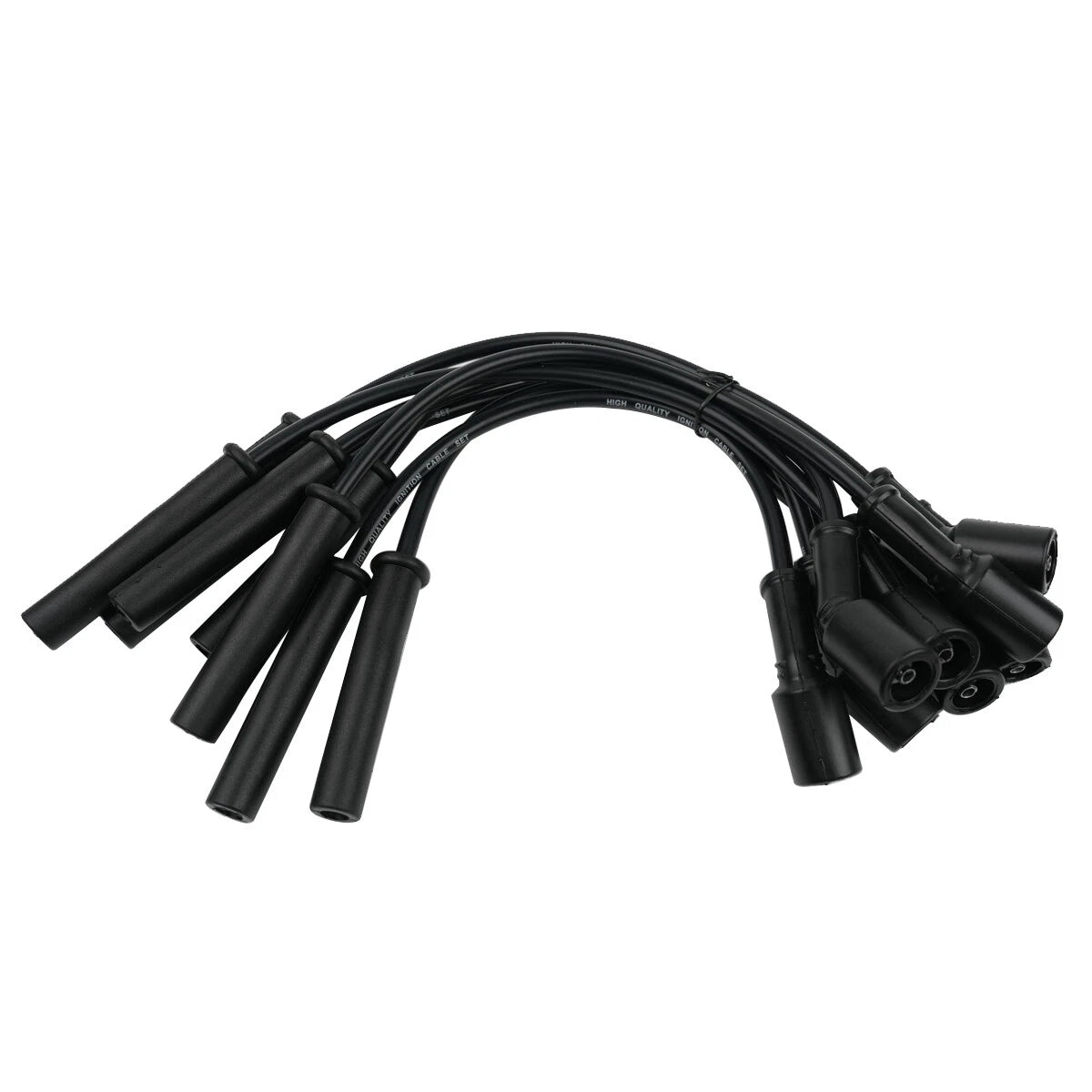 8 Spark Plugs + 16 Wires for Dodge Ram 1500, Dakota, Jeep, Chrysler Aspen (2002–2009)