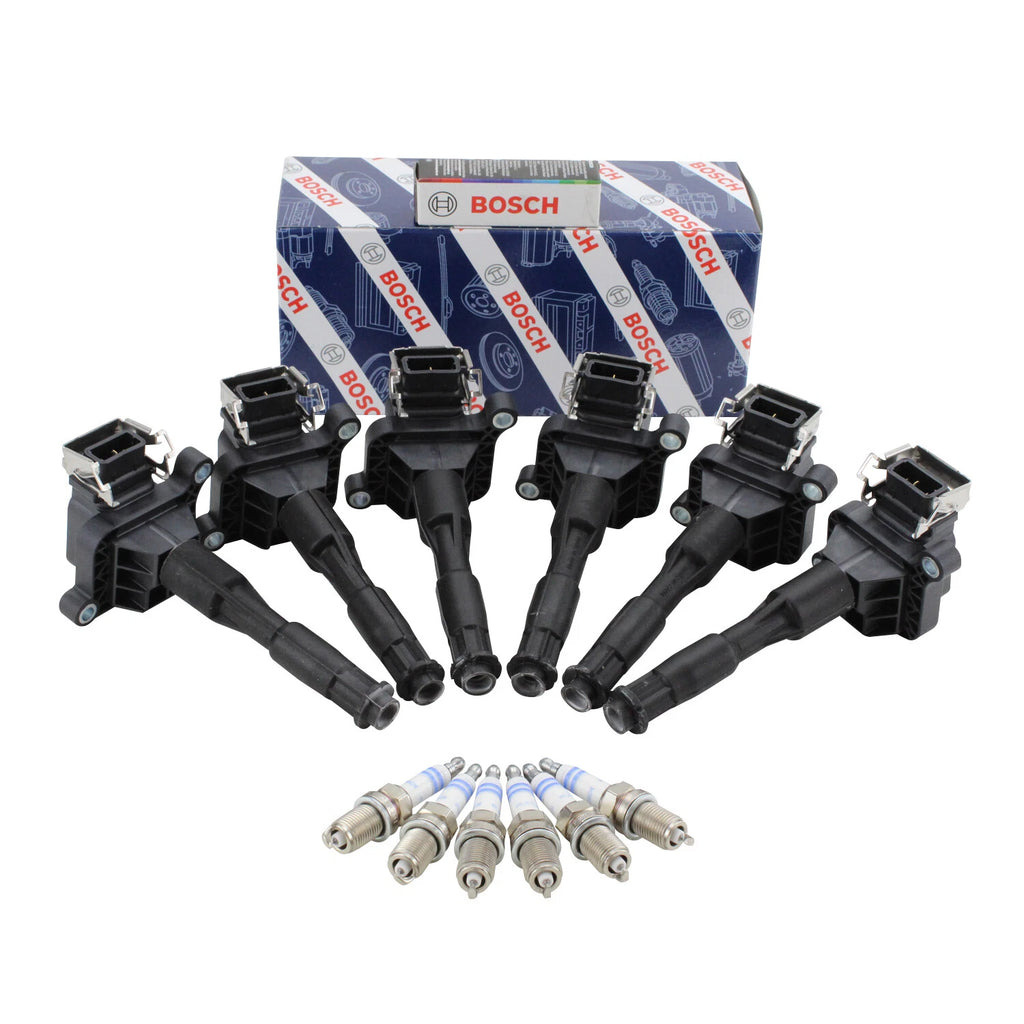Set of 6 Ignition Coils & 6 Spark Plugs for BMW 2.8 L6 M52 (1995–2000)