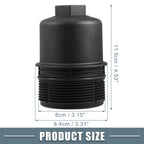 Engine Oil Filter Housing Cover Cap 06E115405H for Audi A6 A7 (2016–2018)
