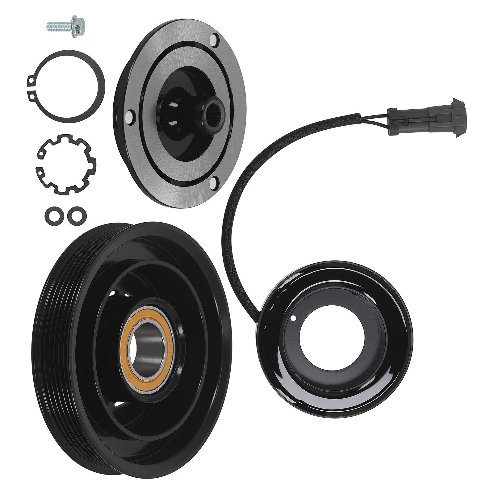 AC Compressor Clutch Kit for Chevrolet Colorado GMC Canyon 2.9L 3.7L (2006–2008)