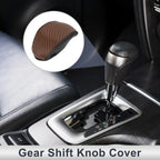 Gear Shift Knob Cover for Toyota RAV4 (2019–2024) Brown Carbon Fiber