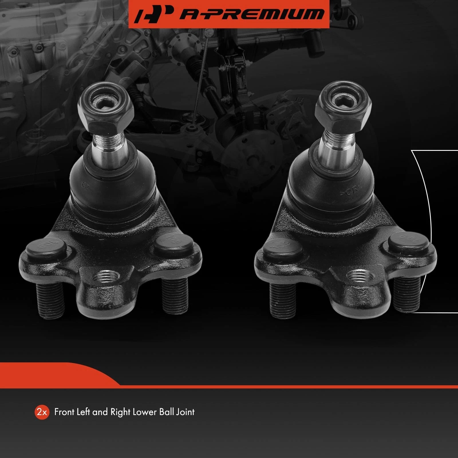 Front Lower Ball Joint for Toyota Corolla (2009-2019) and Matrix (2009-2013)