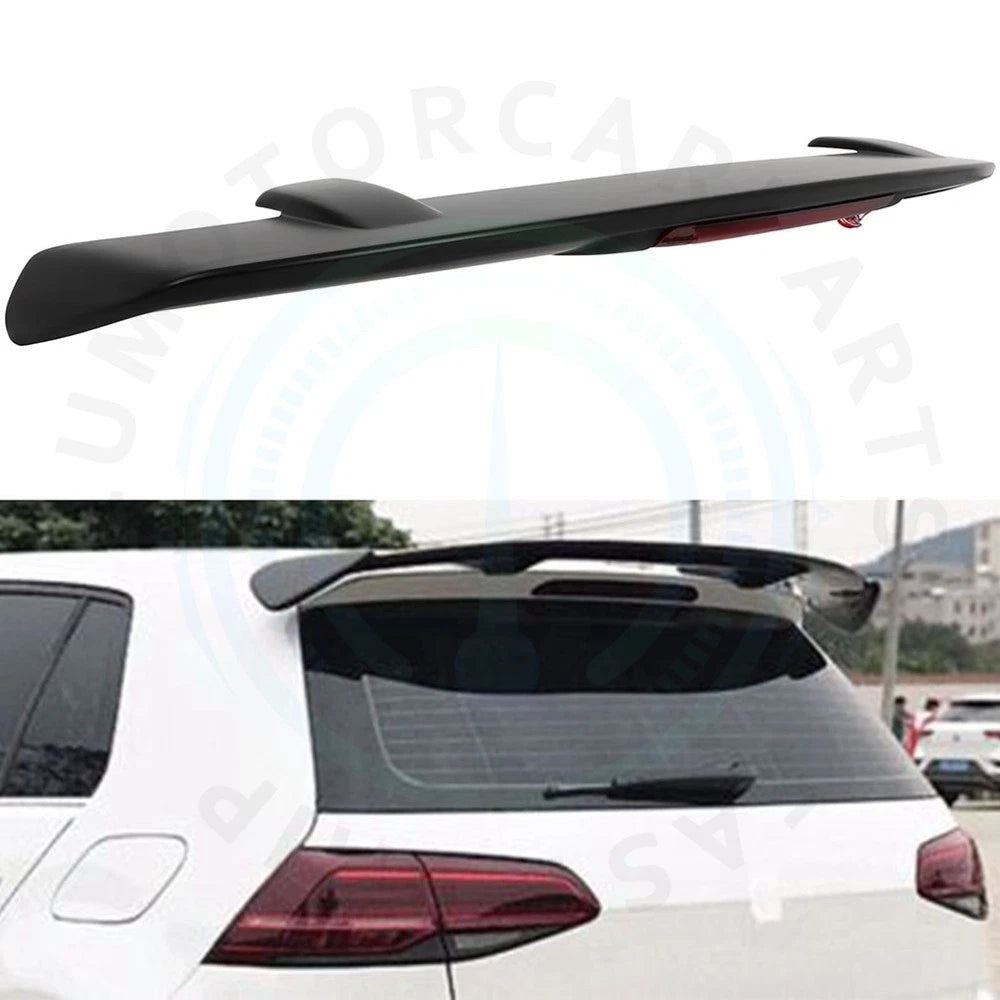 Rear Black Roof Spoiler with LED Brake Light for Scion xA (2004–2006)