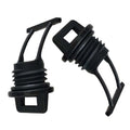2X Black Nylon Drain Stoppers for Kayak Drain Ports (Watercraft Equipment)