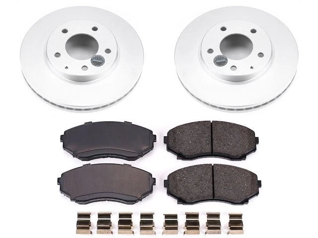 Front Brake Pad and Rotor Kit for Mazda MPV (2000–2006) QG759MV