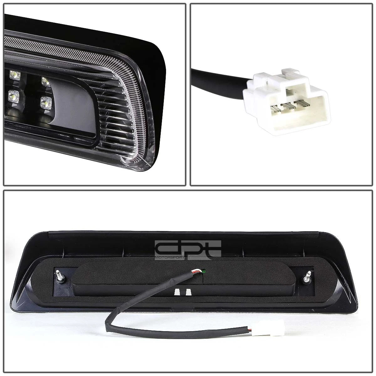 2X Black LED Third Tail Brake Light for Tundra (2007–2018)