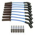 NGK Wire Set & Bosch 8 Double Platinum Spark Plugs for H2 Silverado 1500 (2001–2006)