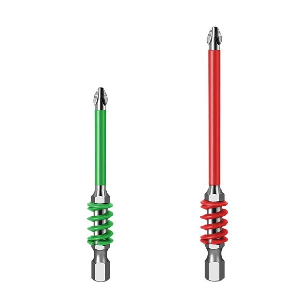 3-Piece Anti Slip Screwdriver Bit Kit PH2 1/4" Shank