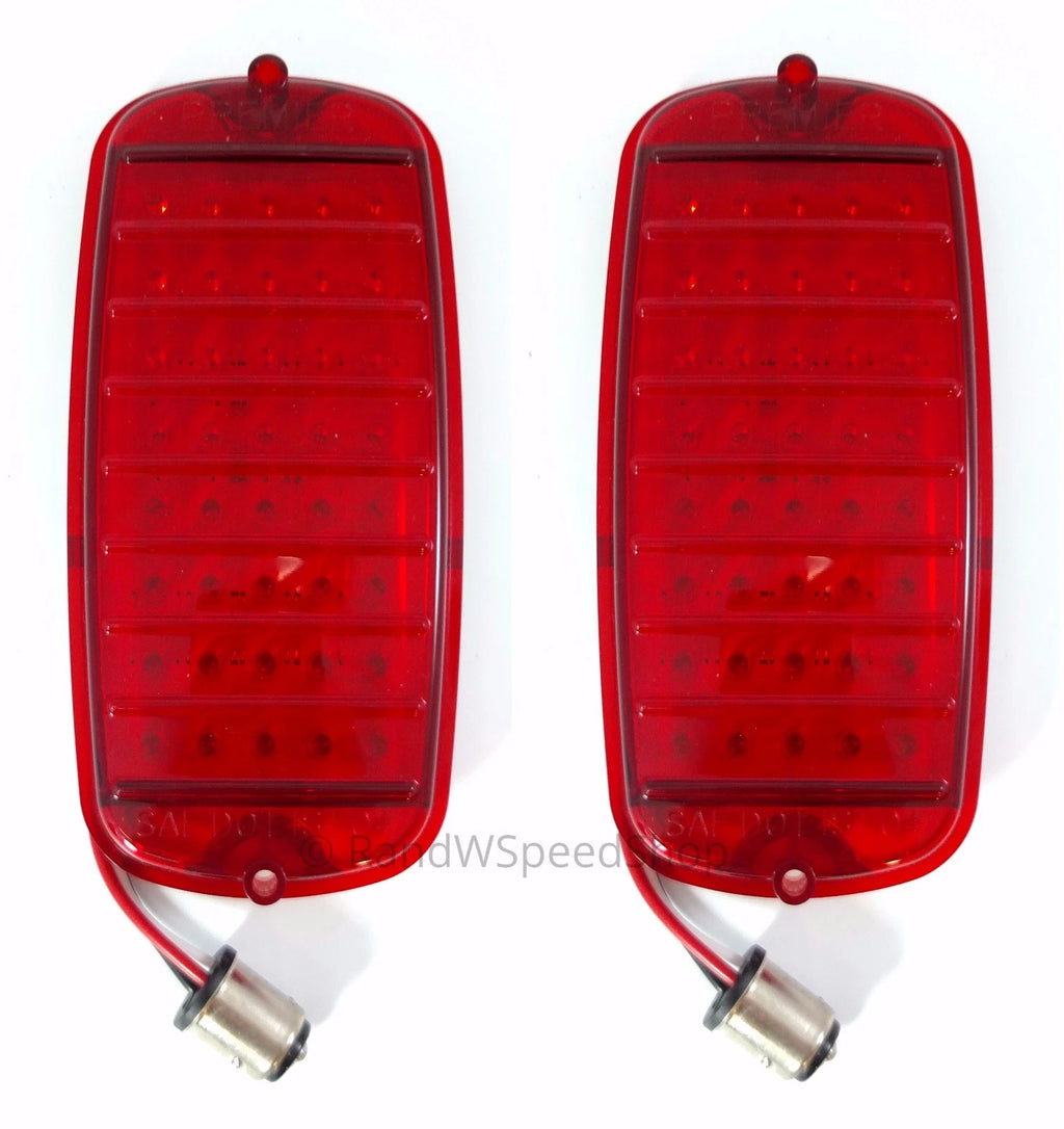 LED Tail Lights Stop Turn Rear for Chevy and GMC Fleetside Pickup (1960–1966)