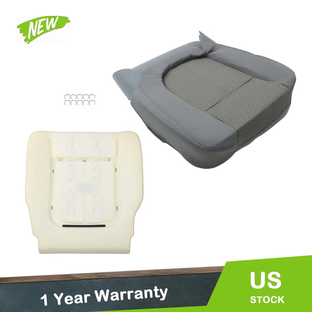 Cloth Driver Side Bottom Seat Cover with Foam for Ford F250 F350 F450 F550 (2011–2016)