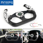 Universal U Shape Flat Drift Racing Steering Wheel with Horn Button