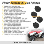 Set of 4 Wheel Caps for Yamaha Bear Tracker 250 (1999–2004) 52H-2512A-00