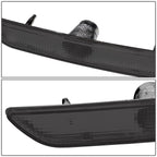 Smoked Pair Front Bumper Side Marker Light Signal Lamps for Ford Mustang (2010–2014)